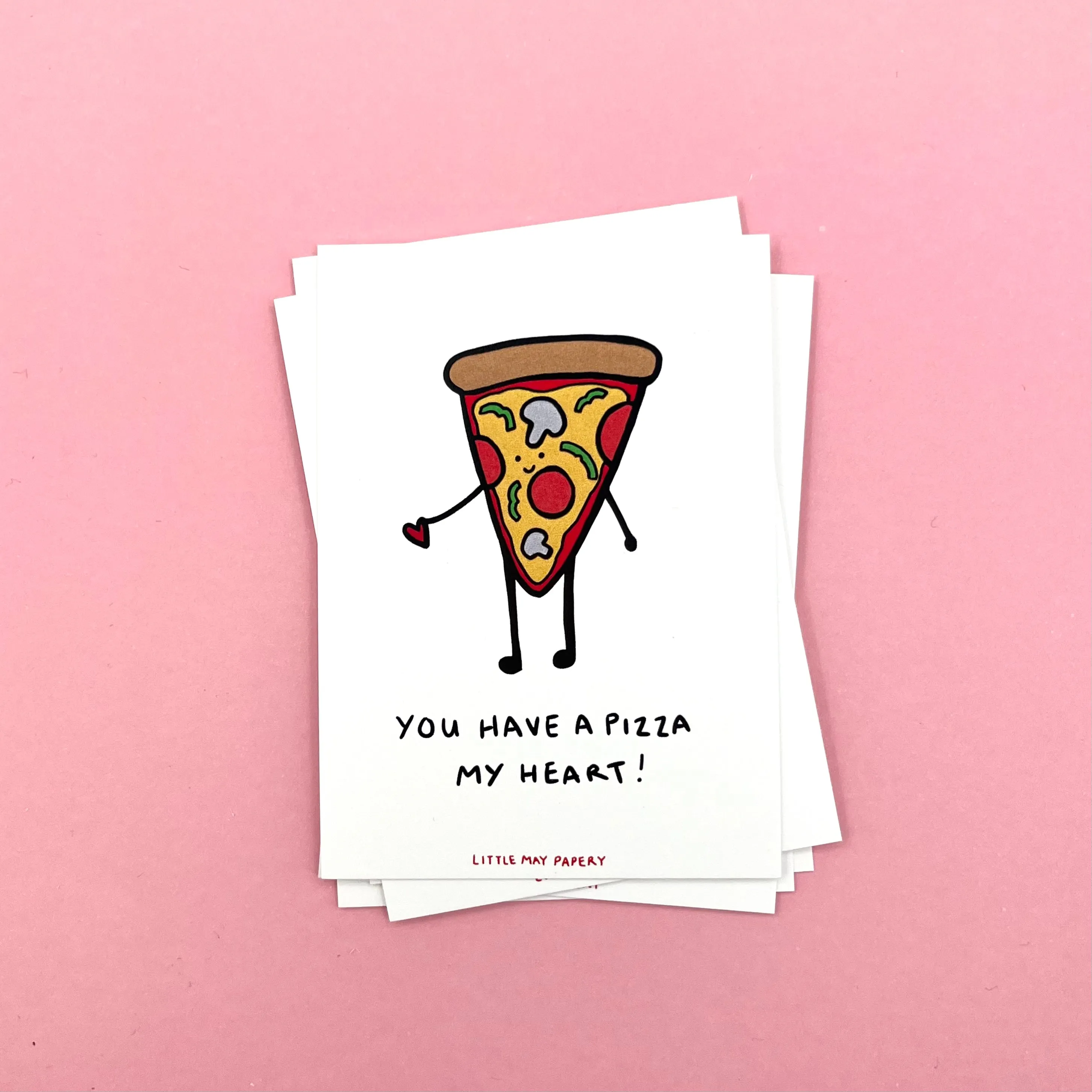 Valentine Mini Notes: Mini Flat Cards (SET OF 12)