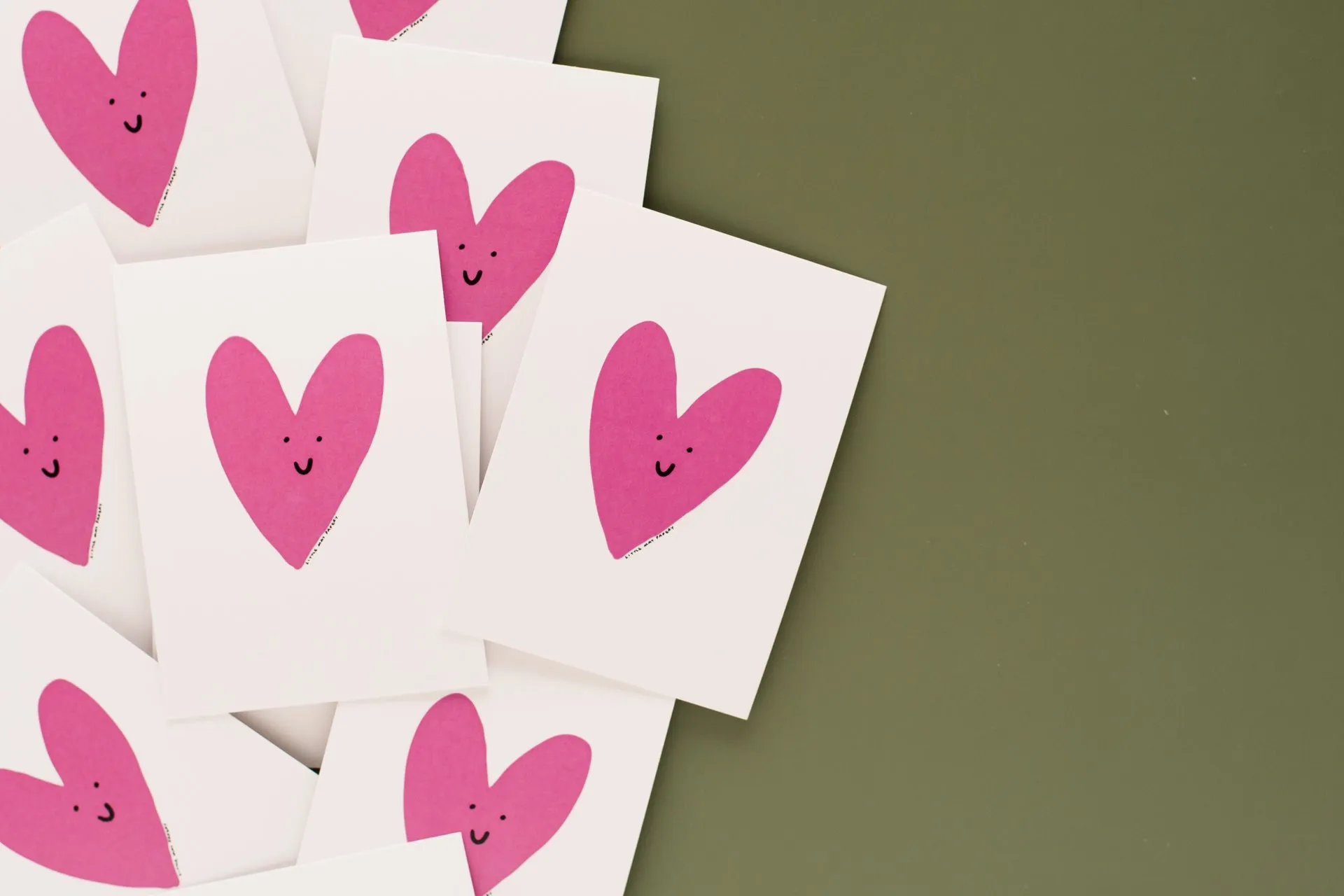 Valentine Mini Notes: Mini Flat Cards (SET OF 12)