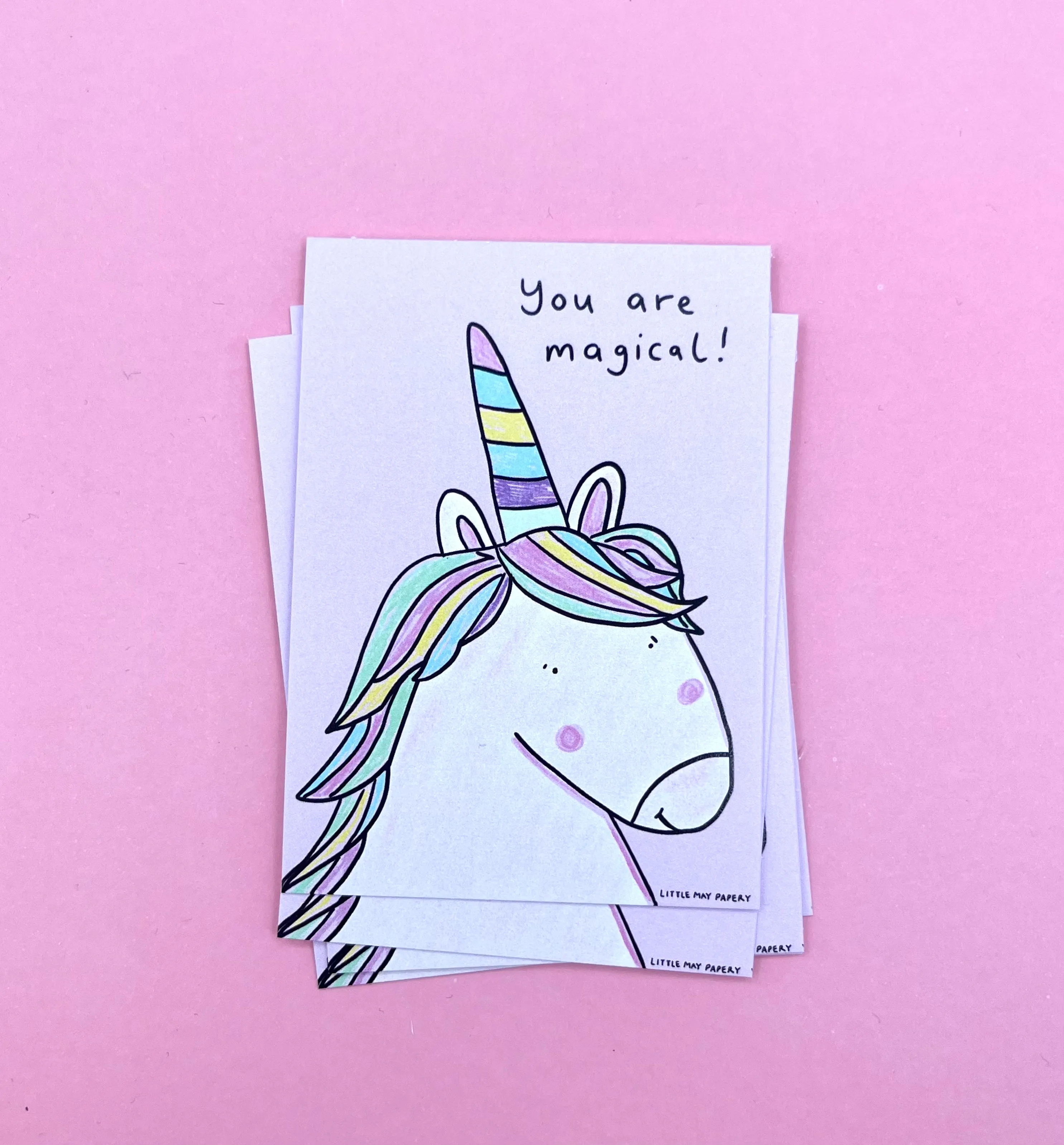 Valentine Mini Notes: Mini Flat Cards (SET OF 12)