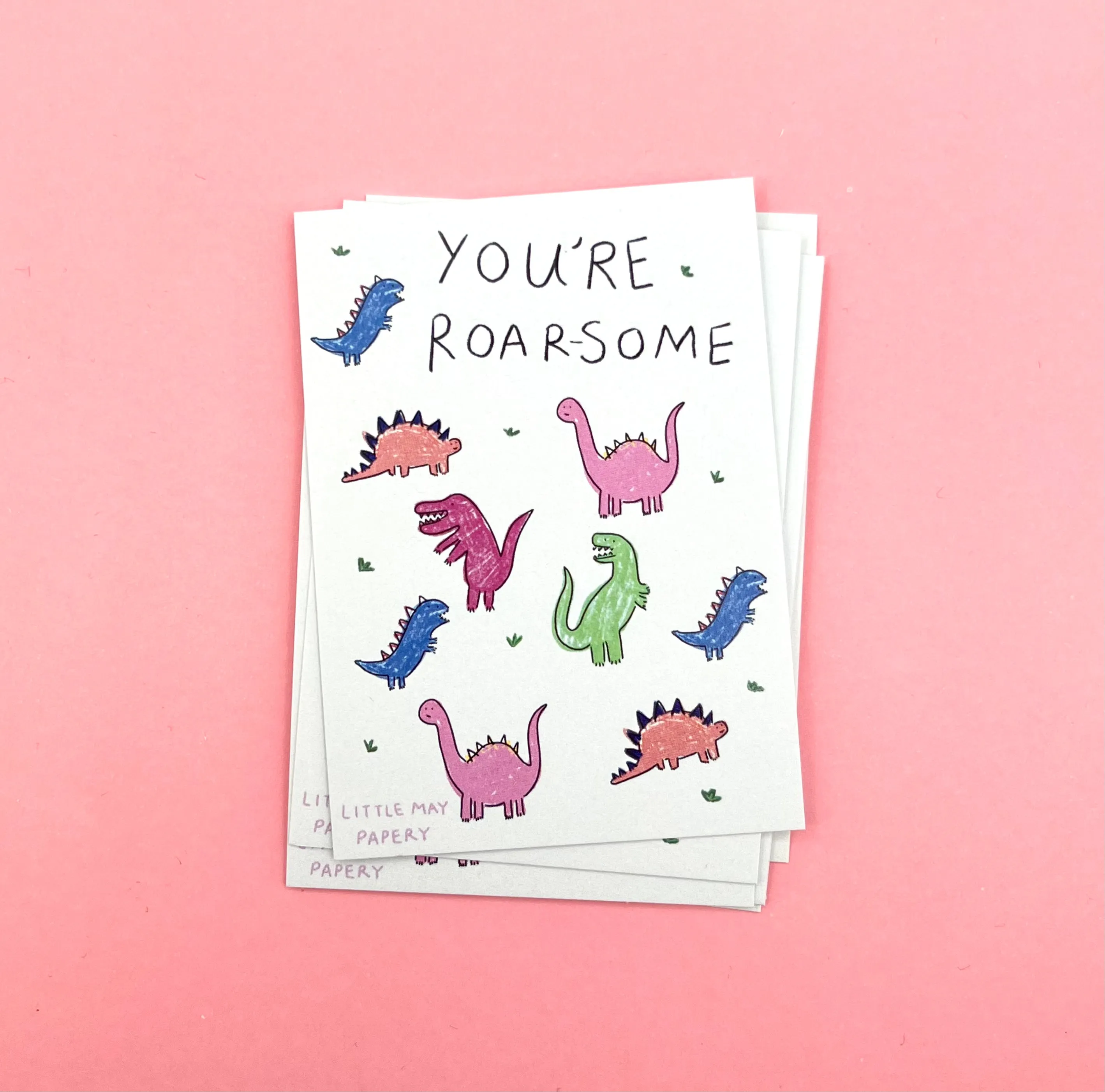 Valentine Mini Notes: Mini Flat Cards (SET OF 12)