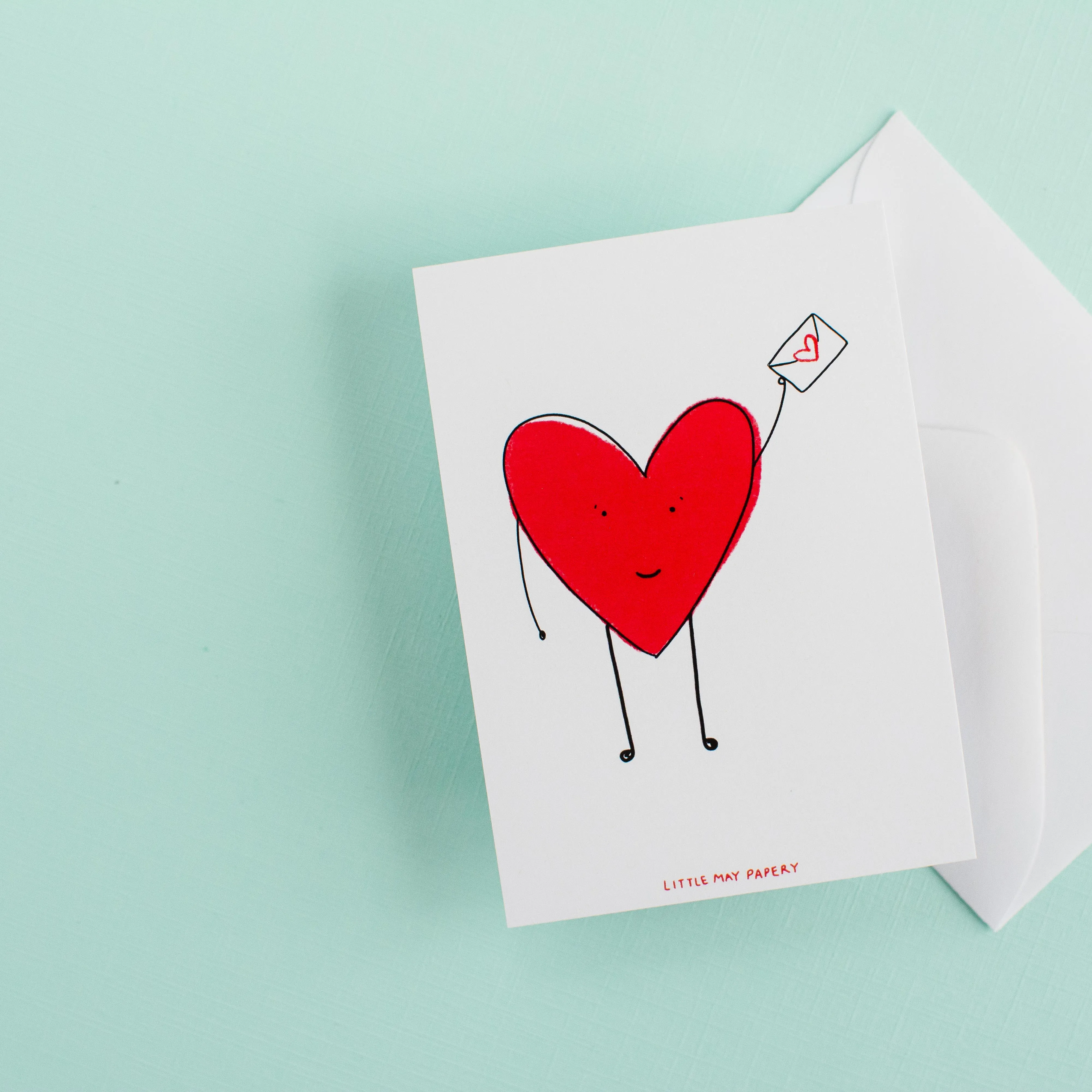 Valentine Mini Notes: Mini Flat Cards (SET OF 12)