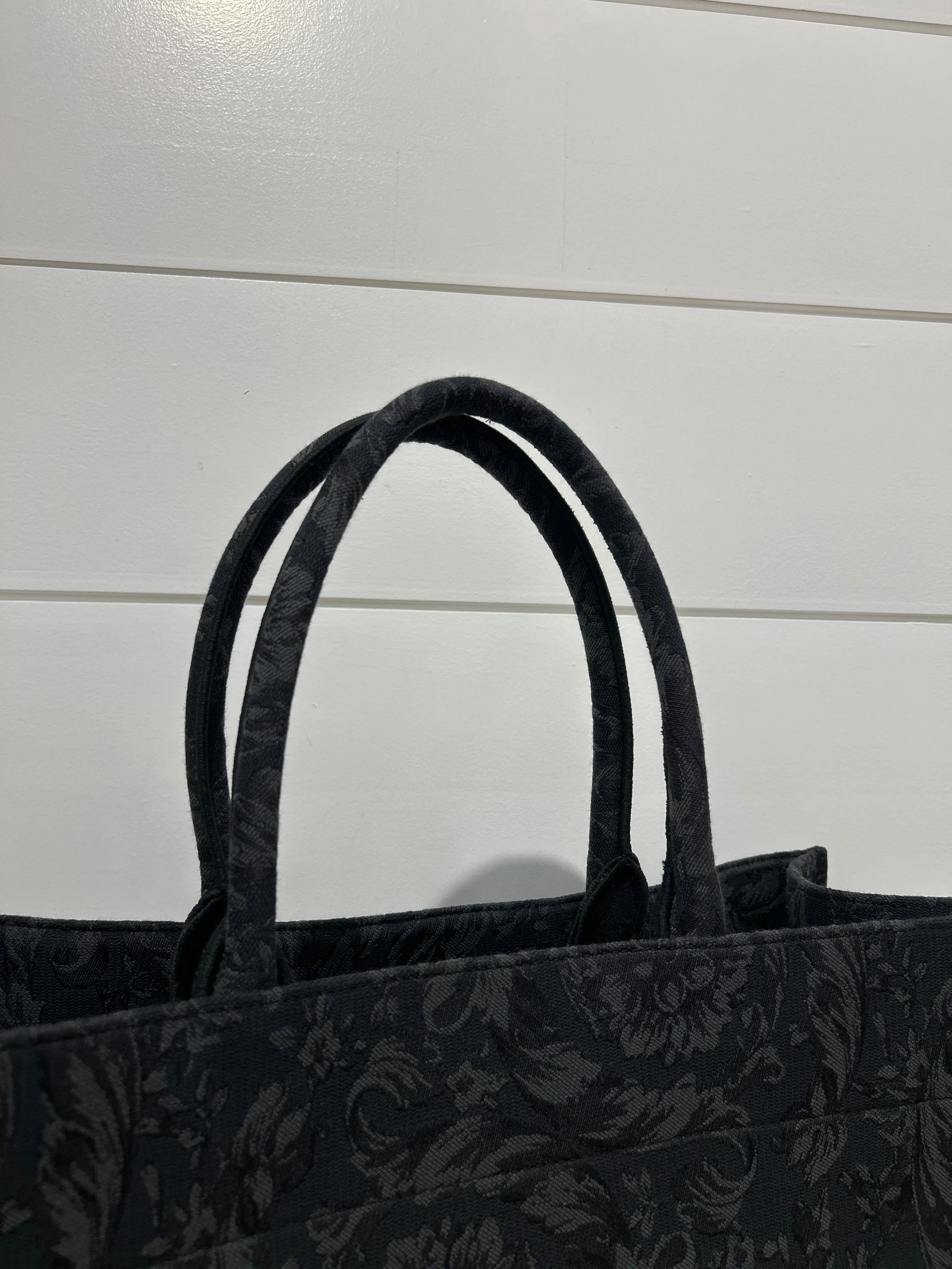 Versace Bag, Black Barocco Athena Large Tote Bag