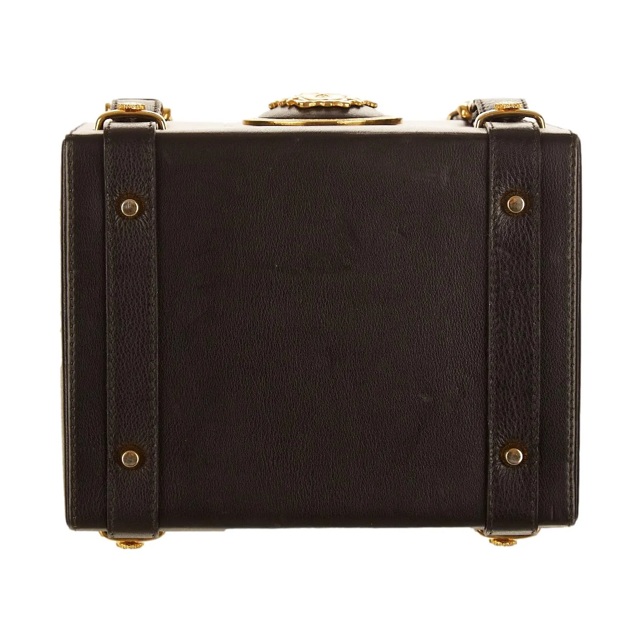 Versace Black Medusa Vanity Bag