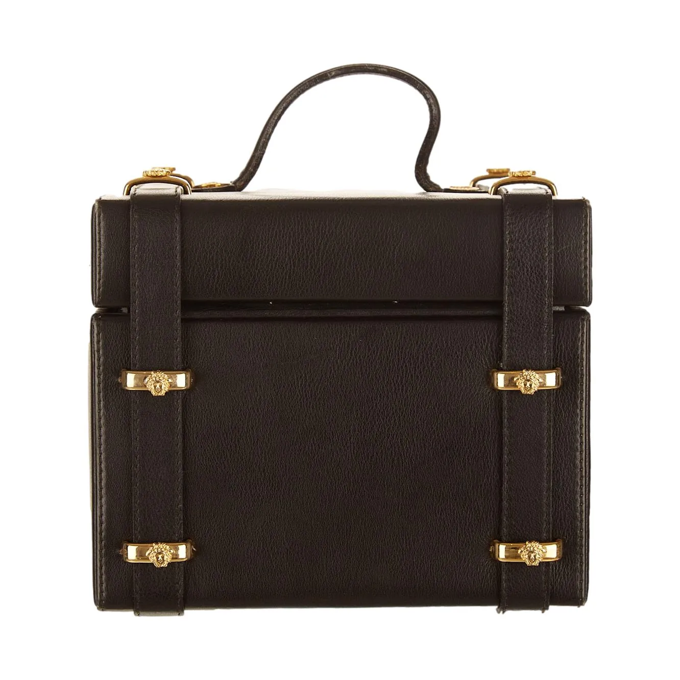 Versace Black Medusa Vanity Bag