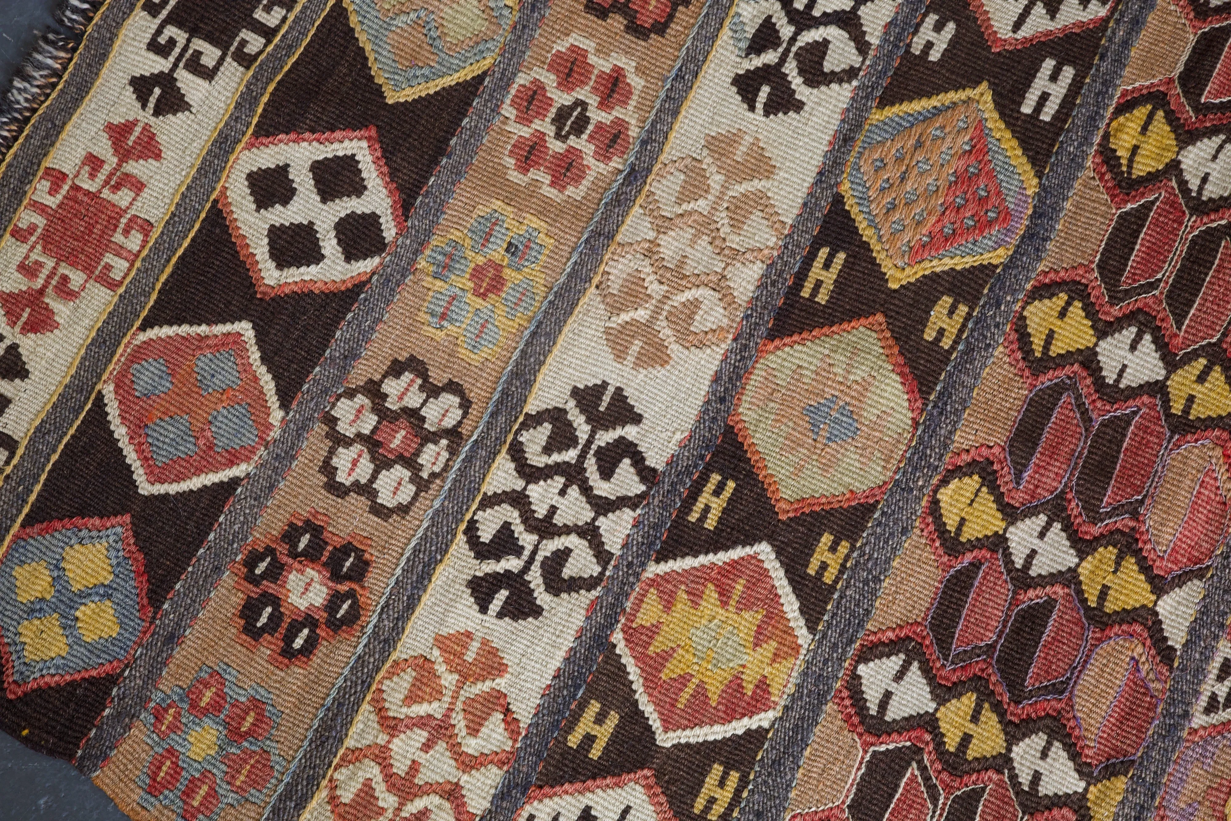 Vintage Mini Turkish Kilim Rug