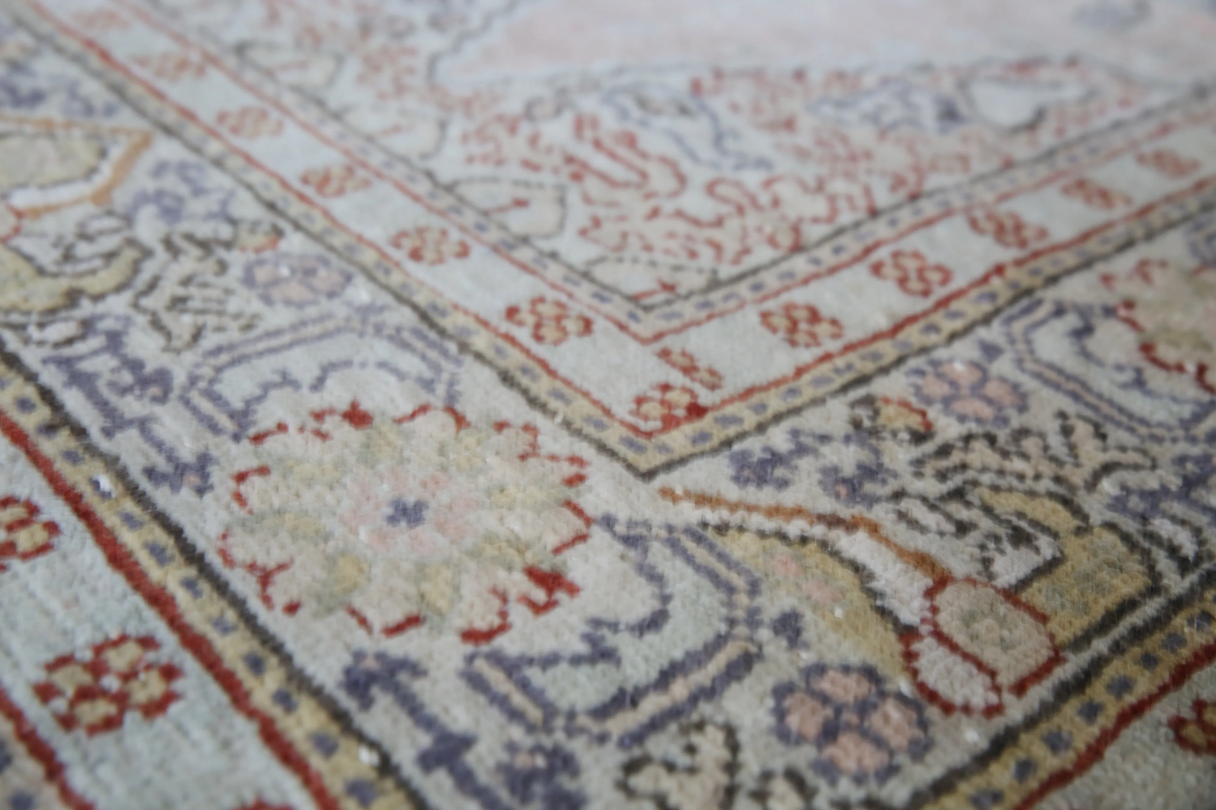 Vintage Mini Turkish Rug 2ftx3.4ft