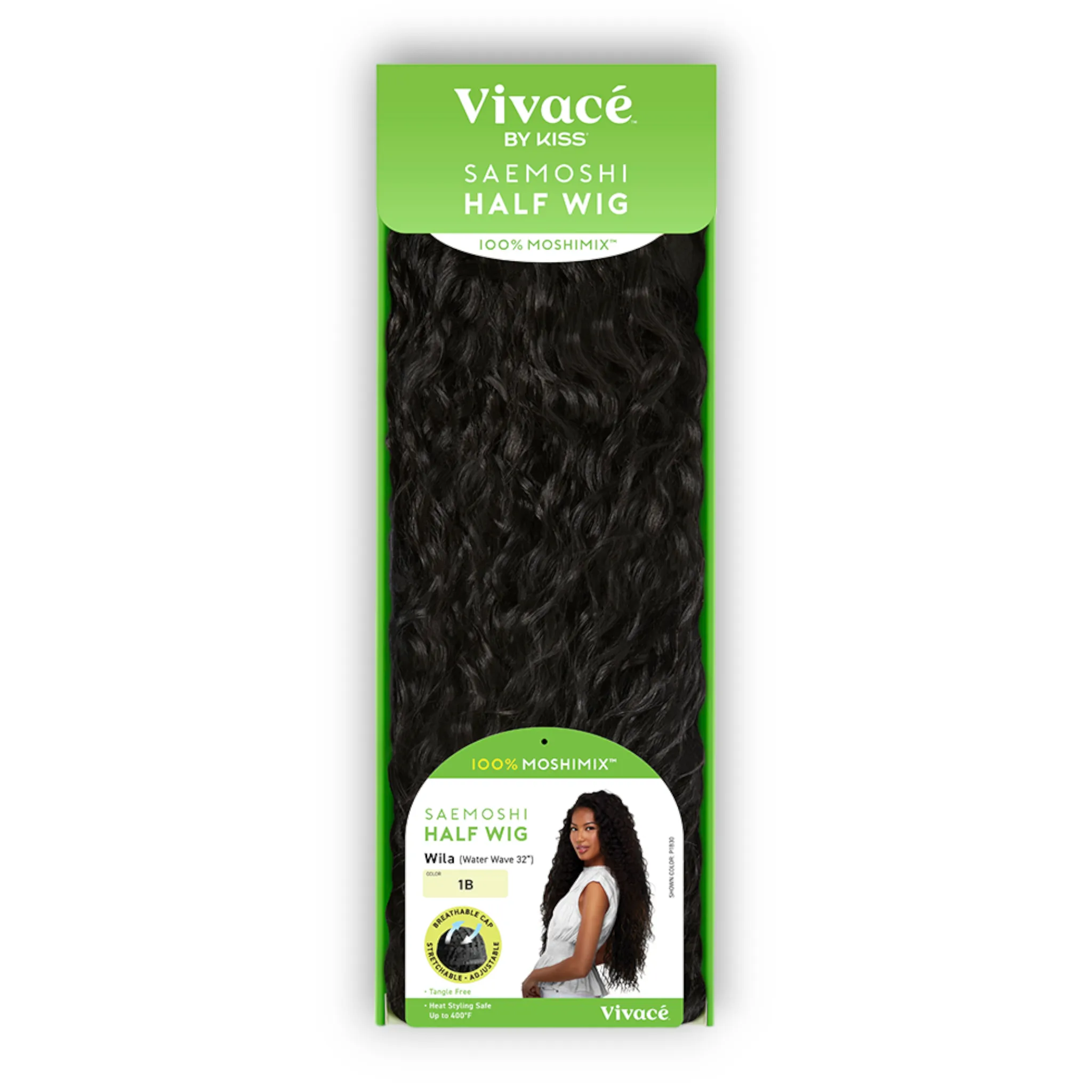 Vivacé Saemoshi Half Wig Water Wave 32" (Style: WILA)