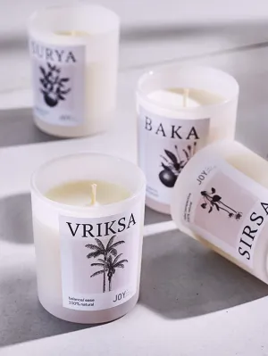 VRIKSA 100% naturalna świeca do praktyki jogi i medytacji