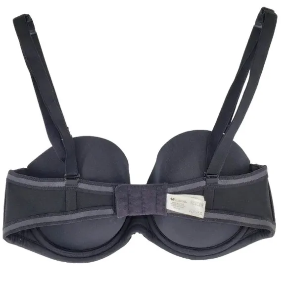 Wacoal Red Carpet Strapless Underwire Bra Black Convertible Strapless Formal 34D