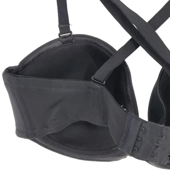 Wacoal Red Carpet Strapless Underwire Bra Black Convertible Strapless Formal 34D