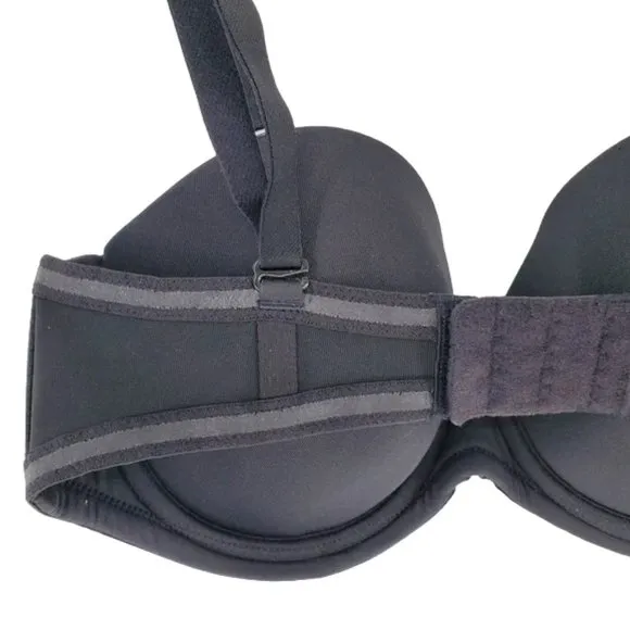 Wacoal Red Carpet Strapless Underwire Bra Black Convertible Strapless Formal 34D