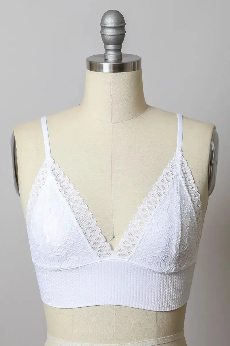 WAISTBAND LOOP LACE SEAMLESS BRAMI BRALETTE