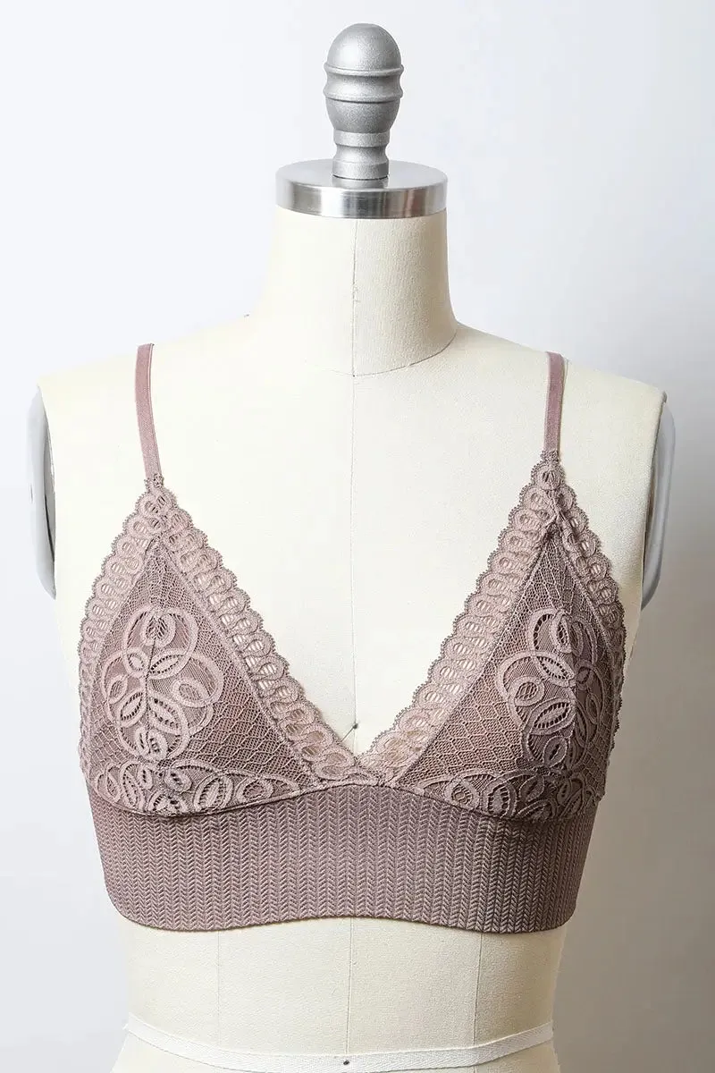 WAISTBAND LOOP LACE SEAMLESS BRAMI BRALETTE