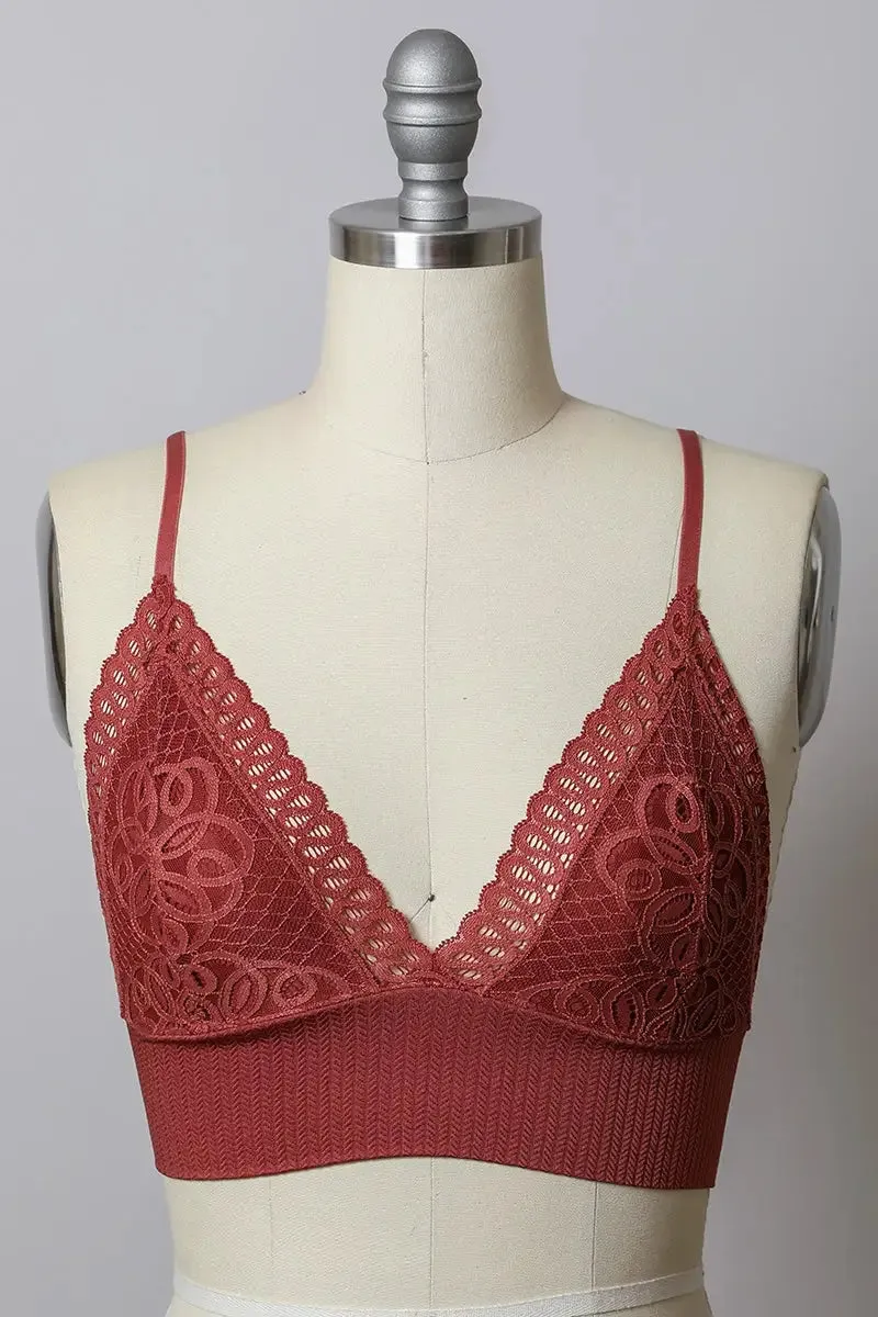 WAISTBAND LOOP LACE SEAMLESS BRAMI BRALETTE