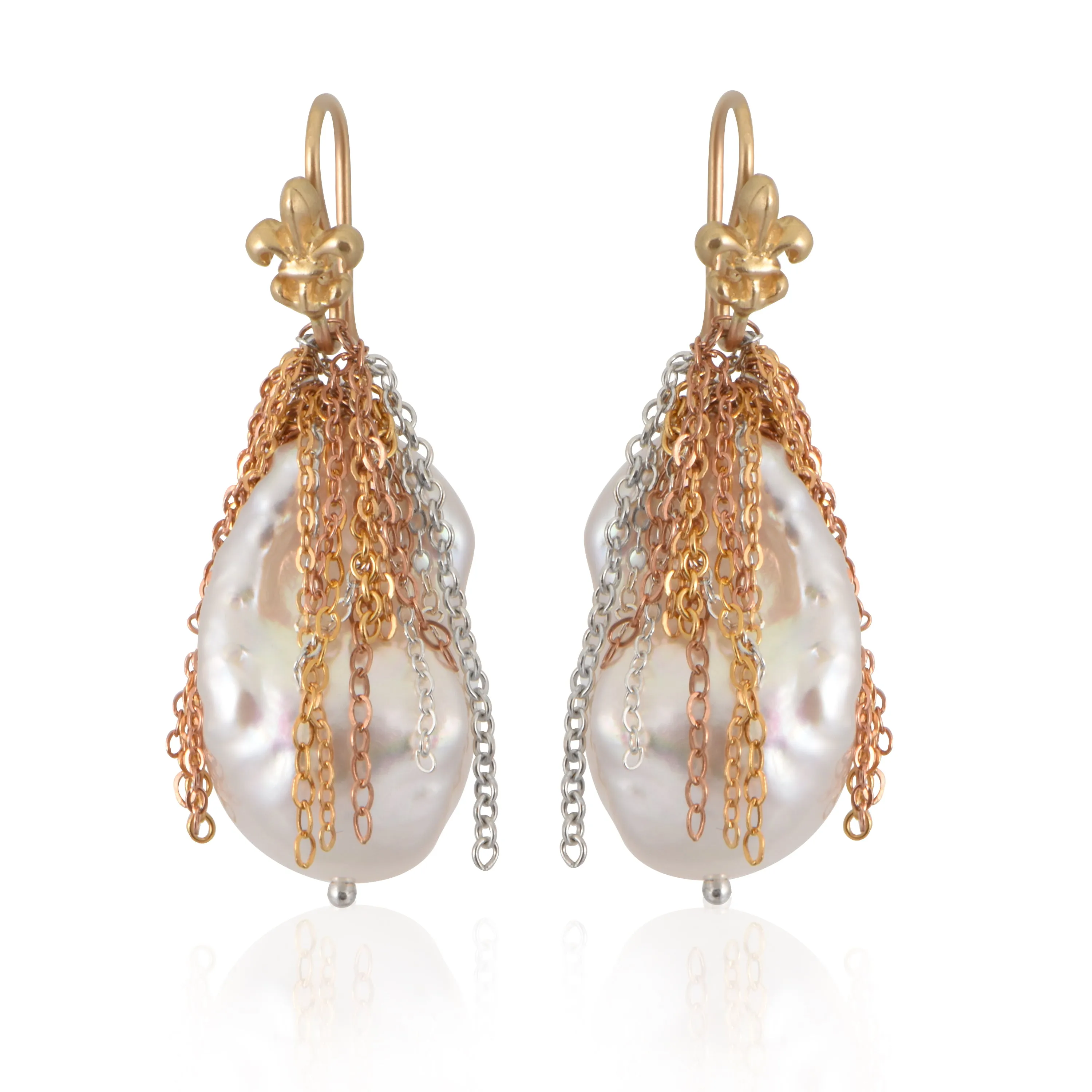 White Baroque Drops