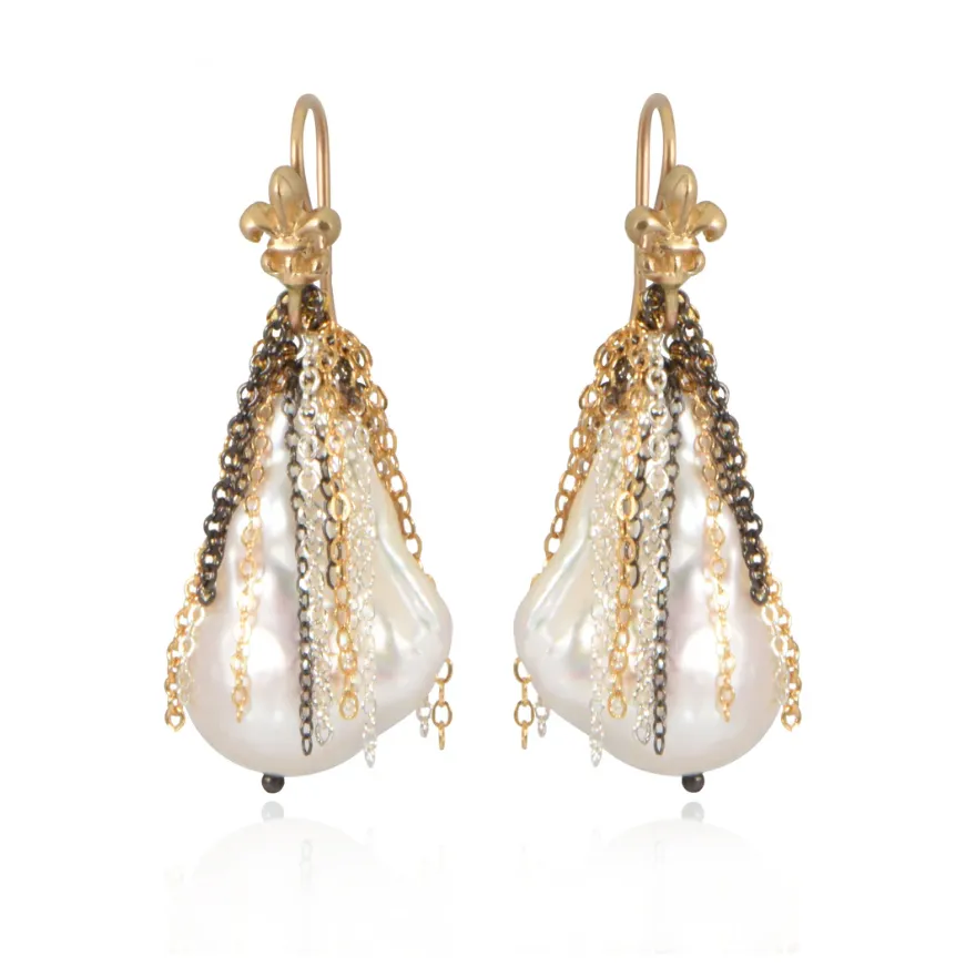 White Baroque Drops