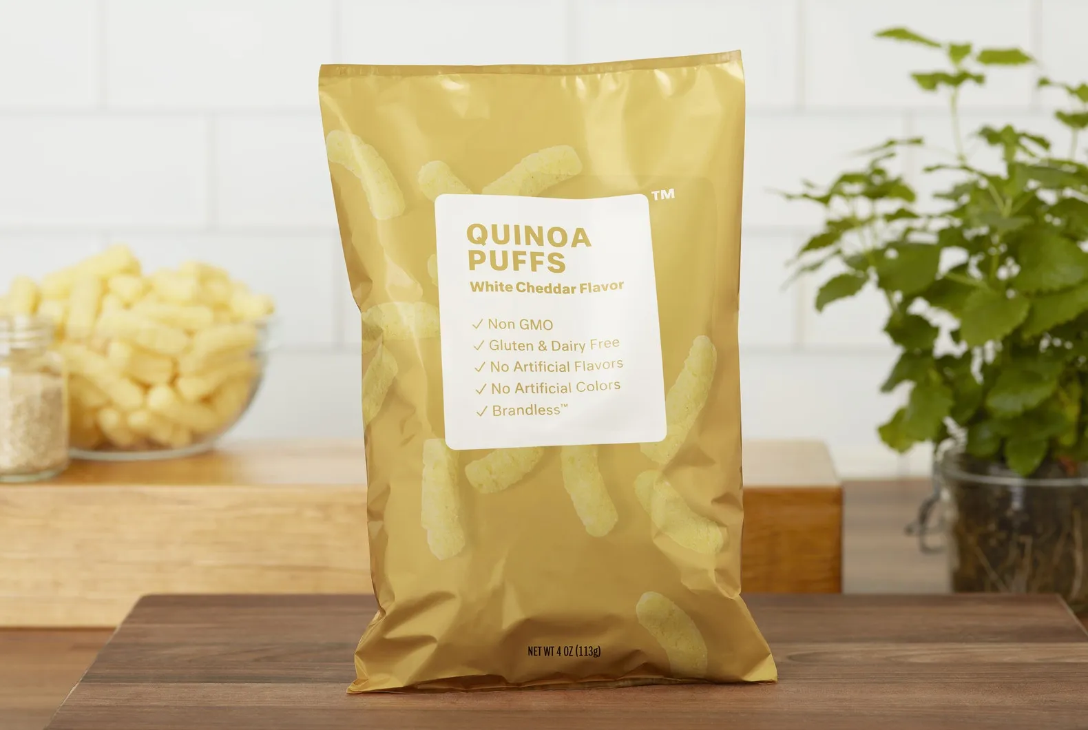 White Cheddar Flavored Quinoa Puffs