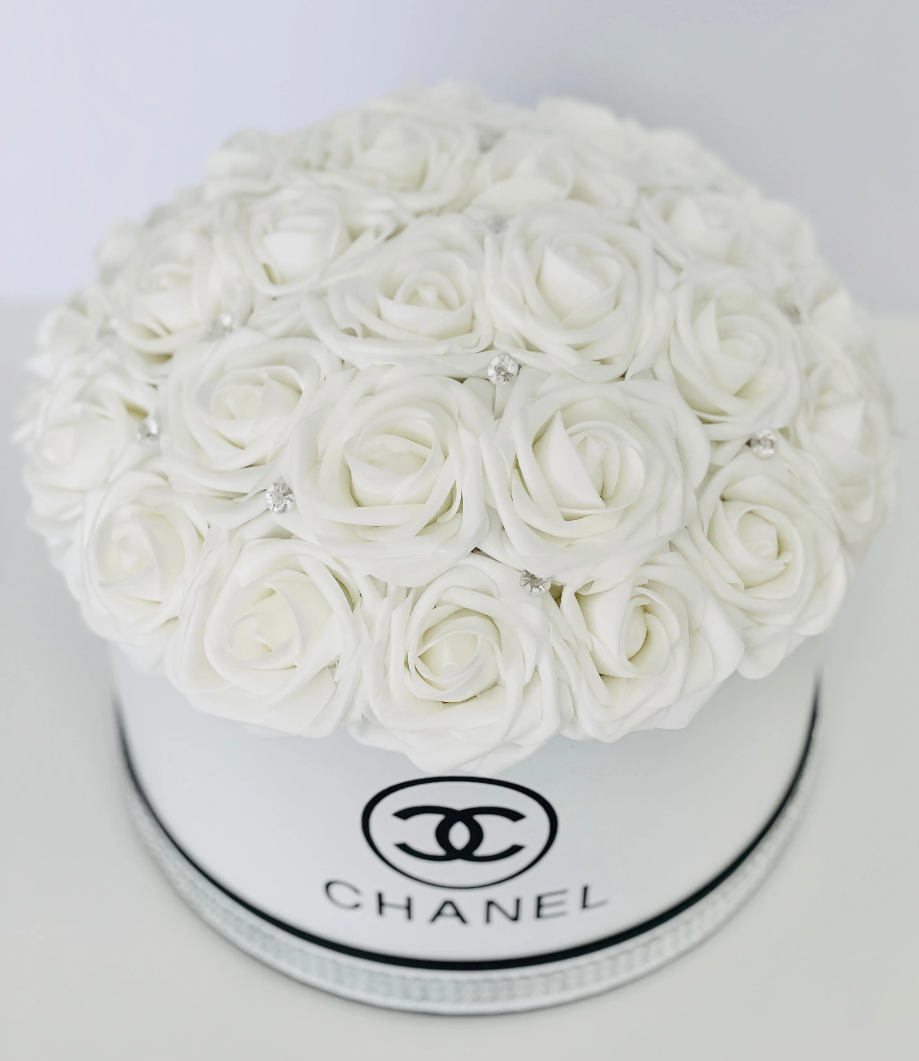 White Flower Box Bouquet