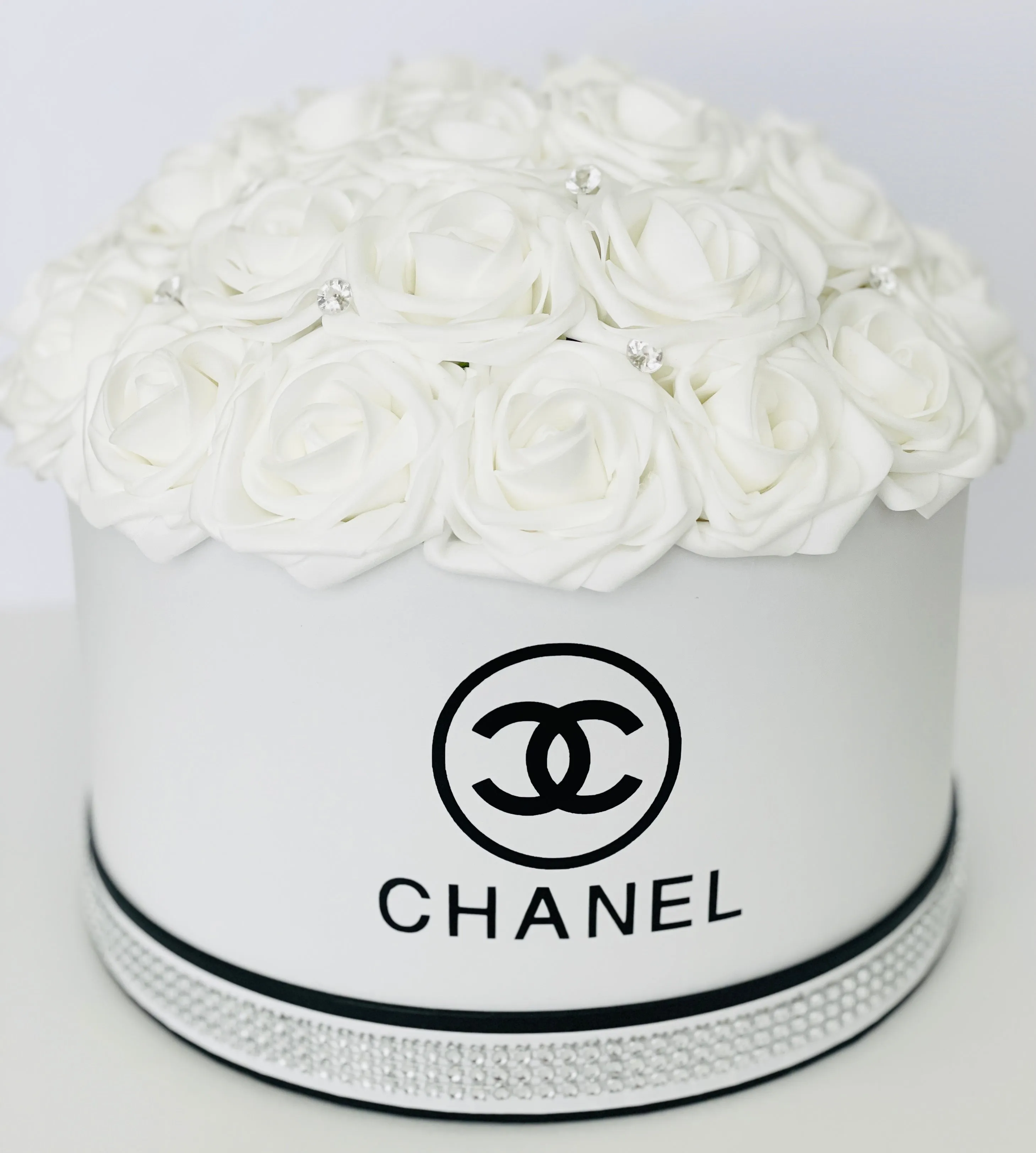 White Flower Box Bouquet