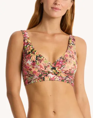 Wildflower Cross Front Bikini Top