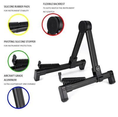 Wingomusic Folding Pro A-Frame Guitar Stand