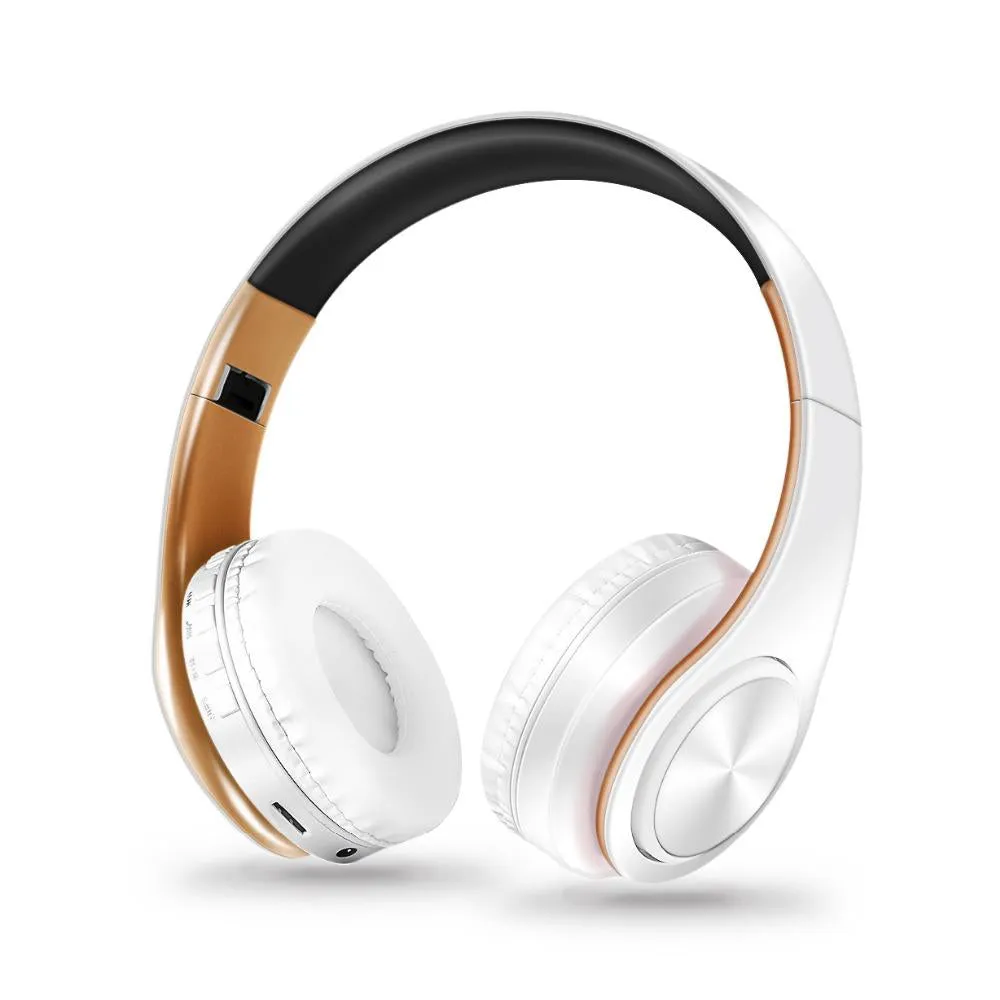 Wireless Bluetooth Foldable Stereo Headphones with Microphone