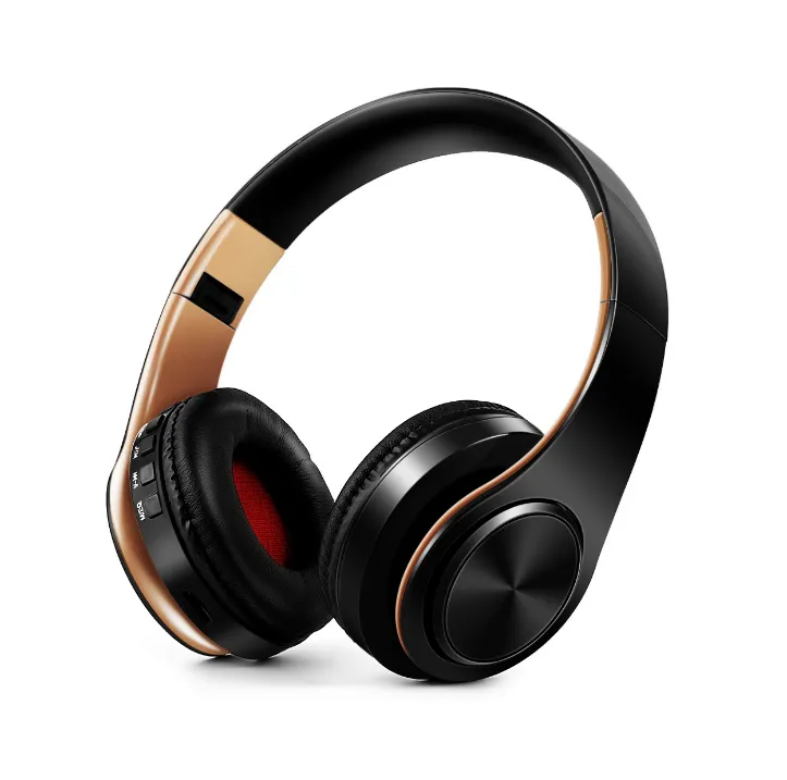 Wireless Bluetooth Foldable Stereo Headphones with Microphone