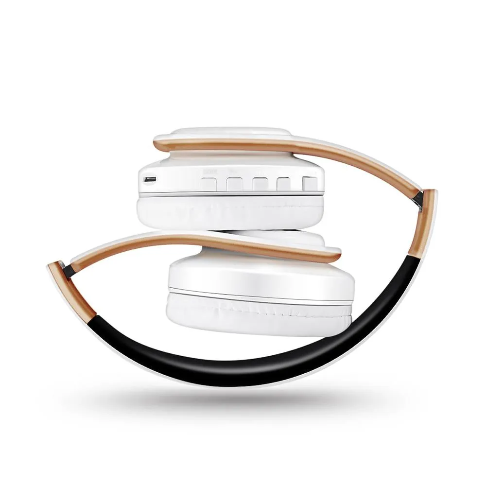 Wireless Bluetooth Foldable Stereo Headphones with Microphone