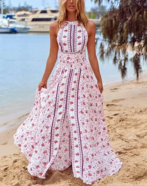 Women Bomemia Split Front Backless Dresses