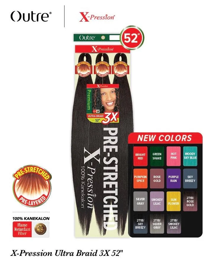 X-Pression 3X Pre-Stretch Braid - 52”