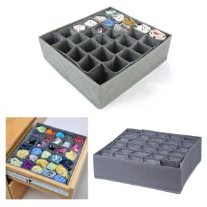 Yinrunx Baby Foldable Underwear Socks Drawer for Thin Socks Closet Organizers Dividers Storage 30 Cell