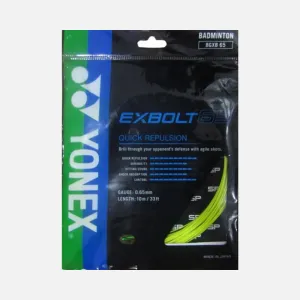 Yonex Ex Bolt 65 Badminton String -Yellow/Black