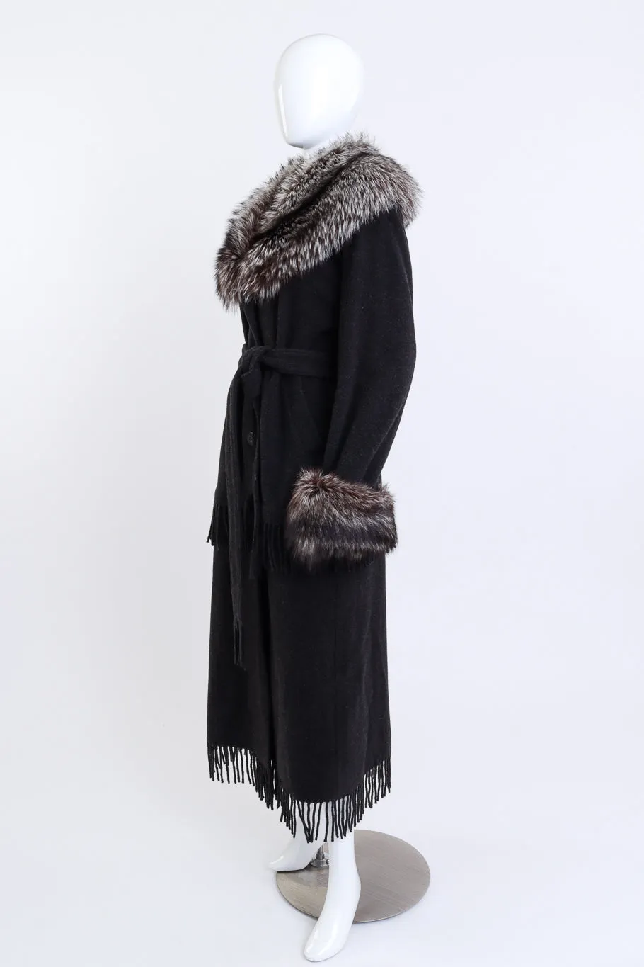 Zip-Off Fur Fringe Coat