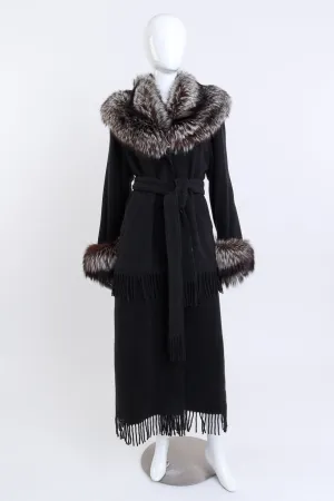 Zip-Off Fur Fringe Coat