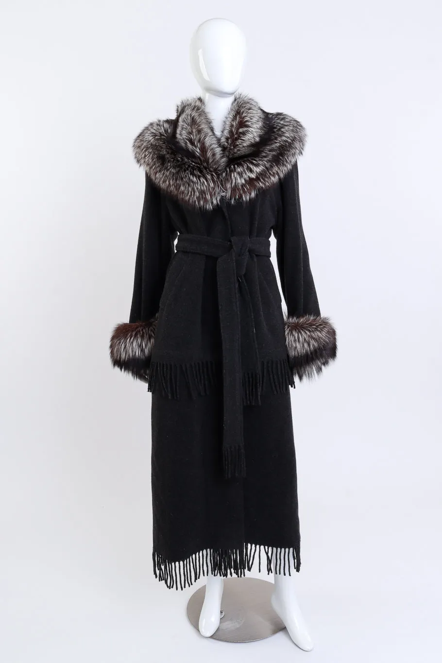 Zip-Off Fur Fringe Coat